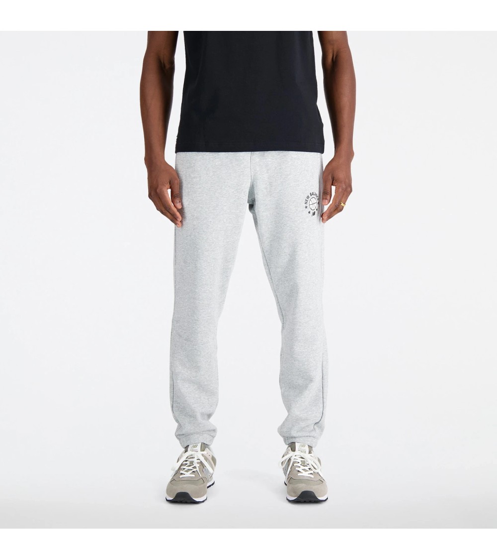 New Balance Hoops Essentials Pant Grigio | Uomo